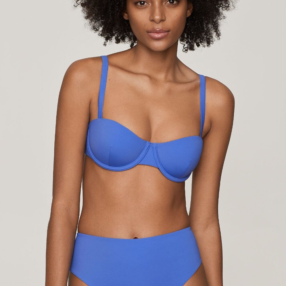 CUUP Swim Balconette and Highwaist Size 4/2 in Iris
